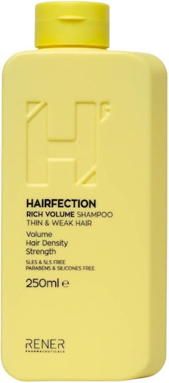 Hairfection Rich Volume Тънка И Слаба Коса Шампоан Укрепващ За Тънка Коса 250мл