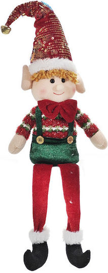 General Trade Figurină De Crăciun Elf Șezând Înălțime 40cm 2 Modele