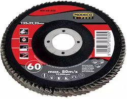 Modeco Cartuș Frunză Convexă 125mm Granulație 120 10 Bucăți Mn-68-825