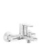 Deante Mixing Bathtub Shower Faucet Silver