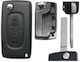 DGA Car Key for Peugeot 307 / Partner