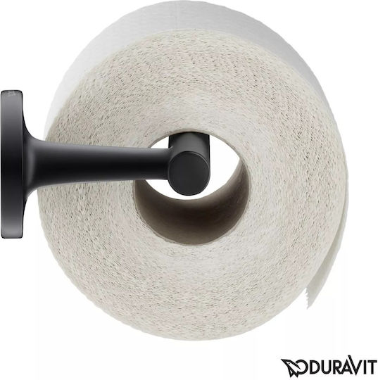 Duravit De perete Suport de hârtie Metal Neagră 4053424702988