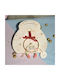 LiebeQueen Handmade Hanging Lucky Charm Horseshoe Gold made of Wood 1pcs