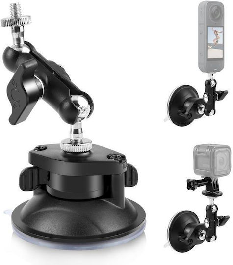 Актуализирана Стойка с Вендуза Magic Arm 1/4 Инча Puluz Черна