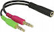 PremiumCord Μετατροπέας 3.5mm female σε 3.5mm female Κόκκινο 1τμχ