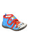 Kinderhausschuhe Stiefel Blau