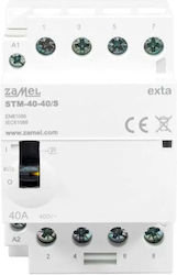Модулен Контактор Ръчно Управление Инсталация 40A 4Z 230V AC STM-40-40/S EXT10000315