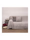 Viopros Ριχτάρι Διθέσιου Καναπέ Chenille 180x240εκ. Λινό