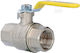 Gas Ball Valve 3/4" Nickel