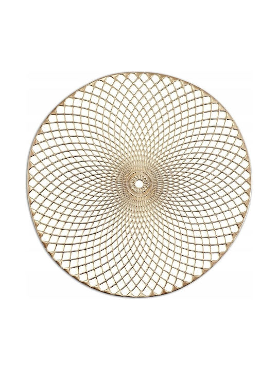 Zeller Σουπλά Χρυσό 38x38cm Zeller Σουπλά Χρυσό 38x38cm