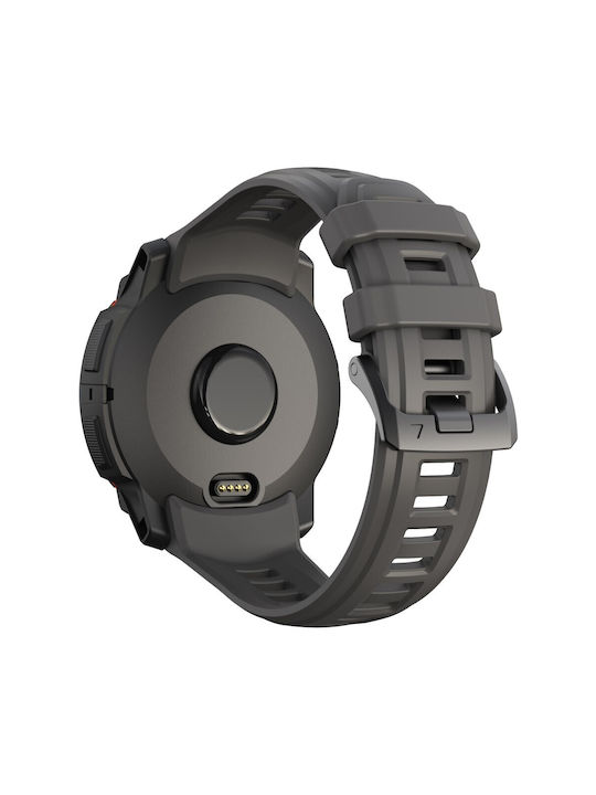 Garmin Instinct 3 Amoled Instinct 3 Solar 50mm Λουράκι Σιλικόνης Grey