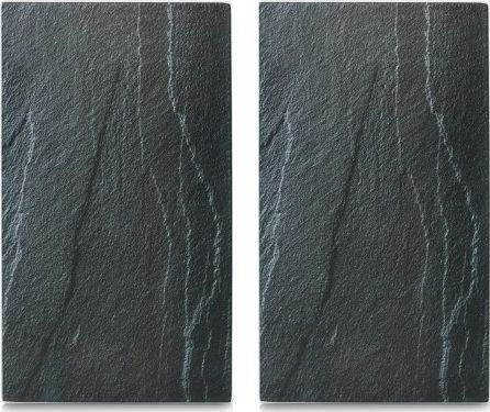 Zeller Σετ Επιφάνεια Κοπής Γυάλινη Διάφανο 52x30cm 2τμχ