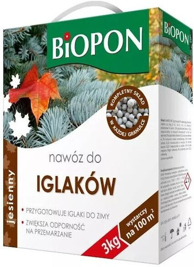 Düngemittel Herbst Kiefern Granulate Pappdeckel 3 Kg