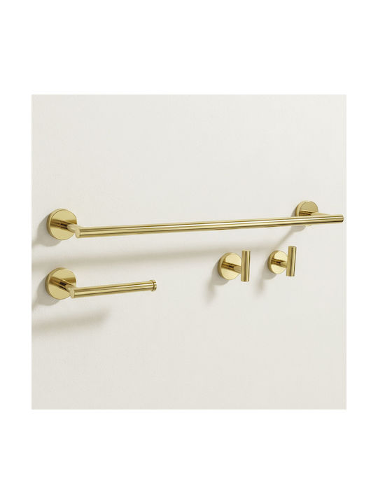 Rea Ari Wall Mounted Bathroom Accessory Set Met...