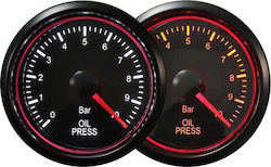 Auto Gauge Instrument analogic Ceas și Presiunea uleiului Pentru mașină 52mm Auto Gauge Instrument analogic Ceas și Presiunea uleiului Pentru mașină 52mm