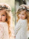 Accessories Hair Wreath White Ivory Pink Fuchsia Red Roses Bridesmaid Tammy