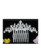 Clemă De Păr De Mireasă Elegantă Argintie Cu Cristale Swarovski Vivienne