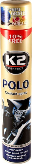 K2 Polo Cockpit Polishing Spray for Car Dashboard with Aroma Vanilla 750ml
