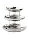 Tablecraft Inox Εταζέρα Ασημί Ø35xY32.5cm