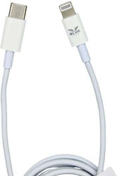 Blue Eagle Vl-05 Fast Charging Data Cable 20w Lightning Type C White Blue Eagle Vl-05 Fast Charging Data Cable 20w Lightning Type C White