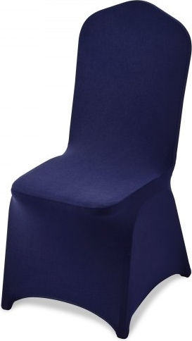 Vevor Ελαστικό Κάλυμμα Καρέκλας Μπλε Ναυτικό 51x45cm 50τμχ