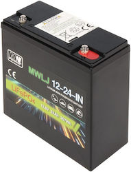MW Power 12.8V/24AH/LIFEPO4-MWLJ UPS-Batterie 12.8V 24Ah (1 Stück)