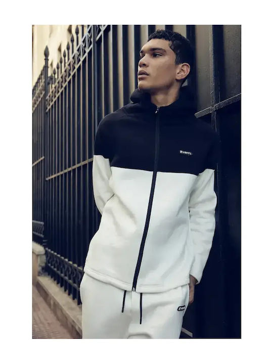 Vinyl Art Clothing Sweatshirt with Hood White