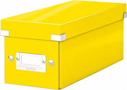 Leitz Paper File Box with Lids 13x35x14cm Yellow