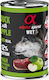 Alpha Spirit Nassfutter Hunde mit Ente, Huhn, Fleisch und Leber 400gr