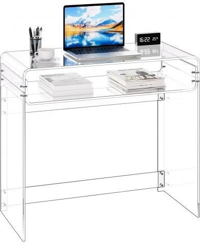 Γραφείο 85x40x75εκ. Διαφανές