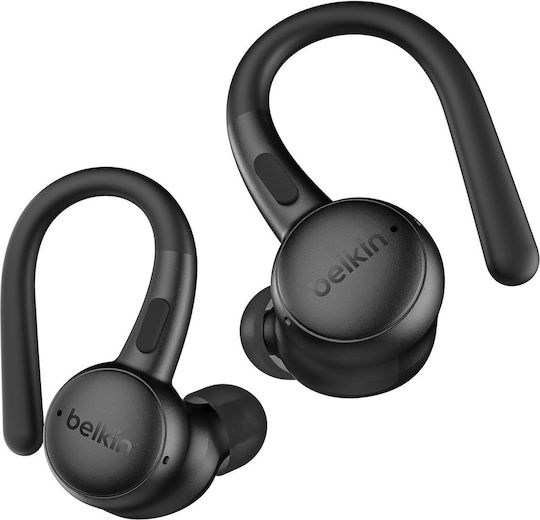 Belkin SoundForm ActiveFit In-ear Bluetooth Handsfree Earphones with Sweat Resistance and Charging Case Black
