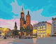 Diamantmosaik Krakau Abend 40x50cm