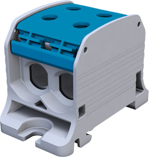 Simblock Gewindeschiene Adapter Al Cu 4x50mm2 Stb-50-2 Blau 81002003