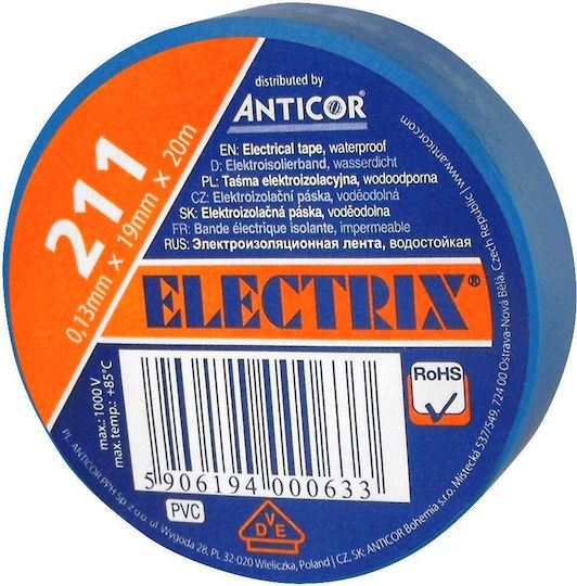 Anticor Isolierband 19mm x 20m Blau