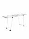 5Five Metallic Folding Floor Clothes Drying Rack 180cm