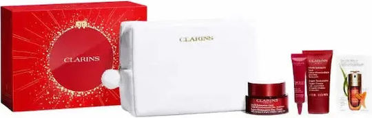 Clarins Super Restorative Skin Care Set for Moisturizing 4pcs