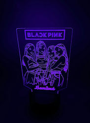 Παιδικό Διακοσμητικό Φωτιστικό Blackpink Μωβ 20x12cm