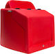 Delivery Box 4 M60xW62xH53 Red Metal Shelf