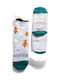 Women's Christmas Fleece Slipper Socks Gray Fir
