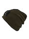 Beanie Unisex Fleece Beanie Knitted in Green color