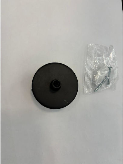 Aluminum Rosette Φ60x27mm Modular Linear LED Lighting Black Universe 1-u016384