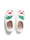 Winter Women's Slippers with Fur White