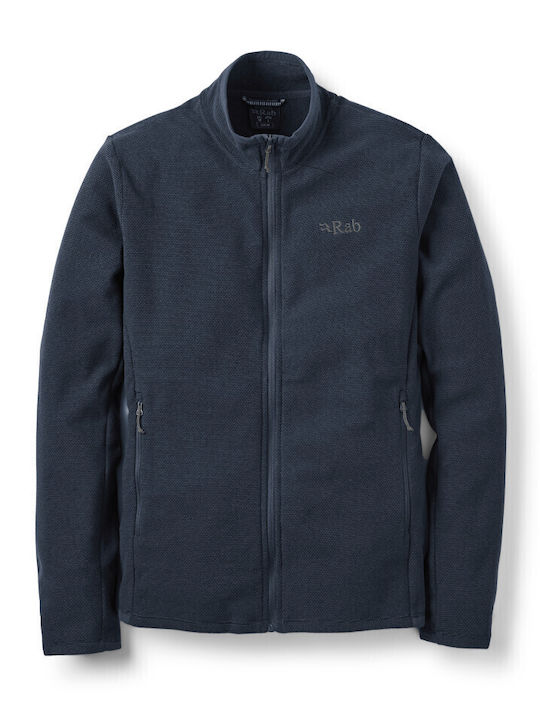 Ανδρική Ζακέτα Fleece Μπλε