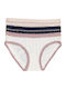 Βαμβακερά Damen Slip 3Pack Blue-beige-white