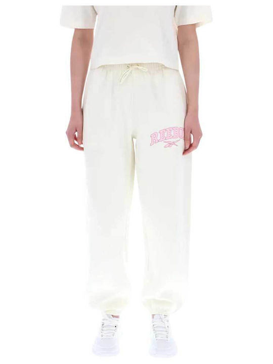 Varsity Arch Fleece Pants Sweatpants Fleece Vintage Chalk