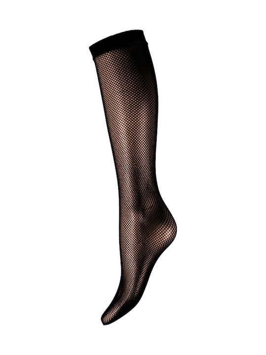 Pop Honey Women's Socks Net 2Pack Black