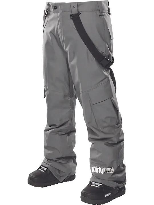 Thirty two I-004637-204 Ανδρικό Παντελόνι Σκι & Snowboard Γκρι