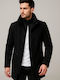 Herren Mantel Black