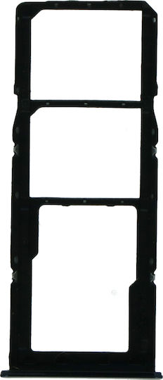 Υποδοχή Κάρτας Sim Sim Card Tray Samsung Galaxy A30s A50s A70s Dual Card Version Black