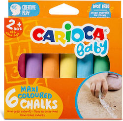 Κιμωλιες Carioca Baby Maxi Colour 6 Τμχ